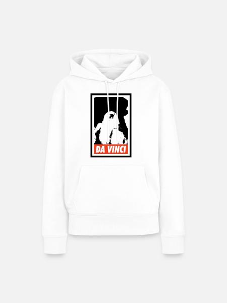 Leonardo da Vinci - Frauen Premium Bio Hoodie - Weiß