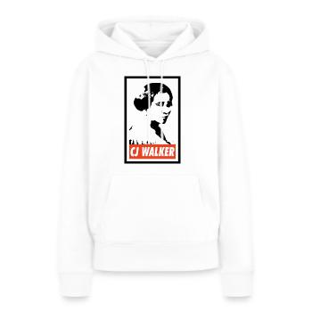 Madam CJ Walker - Frauen Premium Bio Hoodie - Weiß - Vorne - Julia (174cm)