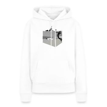 Dynamics in volleyball - Women’s Premium Organic Hoodie - white - Front - Julia (174cm)