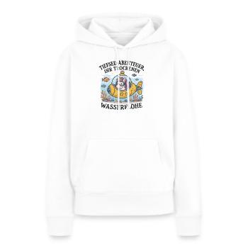 Sous-marin sous-marin sous-marin licorne - Sweat à capuche Premium bio Femme - blanc - Devant - Julia (174cm)
