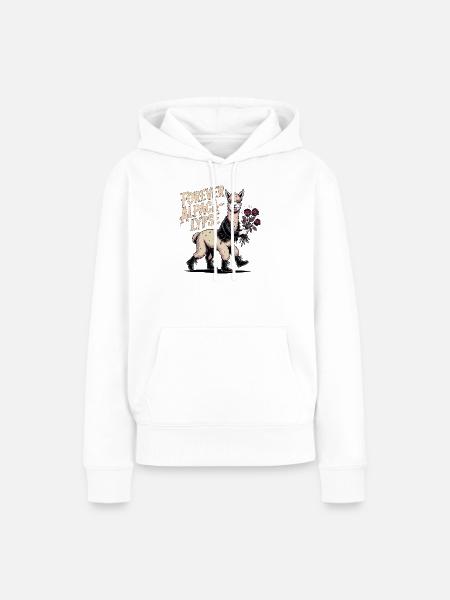 Für immer Alpaka-Lypse - Frauen Premium Bio Hoodie - Weiß