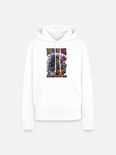 Die Kraft des Felses - Frauen Premium Bio Hoodie - Weiß