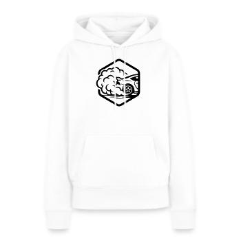 Auto Gas Speed - Frauen Premium Bio Hoodie - Weiß - Vorne - Julia (174cm)