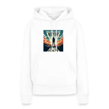 McK´s Wear - Frauen Premium Bio Hoodie - Weiß - Vorne - Julia (174cm)