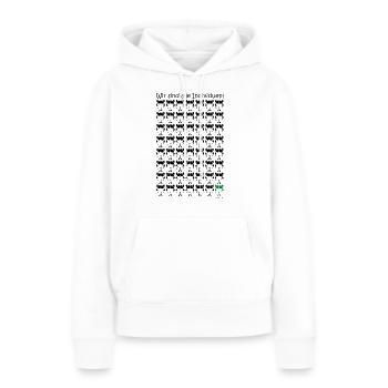 Kleine Monster - Individuell - Frauen Premium Bio Hoodie - Weiß - Vorne - Julia (174cm)