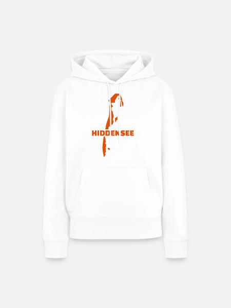 Hiddensee - Frauen Premium Bio Hoodie - Weiß