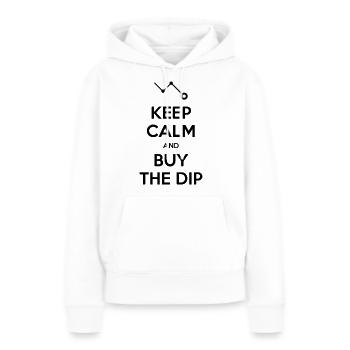 Kaufen Sie den Dip - Frauen Premium Bio Hoodie - Weiß - Vorne - Julia (174cm)