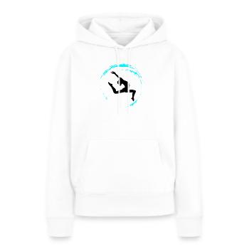 Gymnastique rythmique - Sweat à capuche Premium bio Femme - blanc - Devant - Julia (174cm)