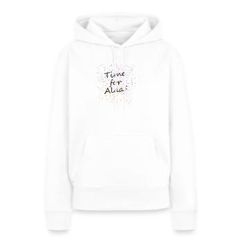 Carnaval de Cologne - Temps pour Alaaf - Chemise du Carnaval - Sweat à capuche Premium bio Femme - blanc - Devant - Julia (174cm)