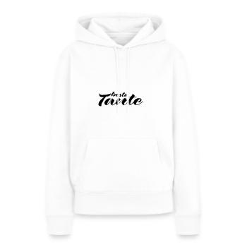 tante 2023 2f 16 - Frauen Premium Bio Hoodie - Weiß - Vorne - Julia (174cm)
