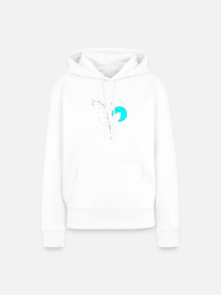 MAIGLÖCKCHEN - Frauen Premium Bio Hoodie - Weiß