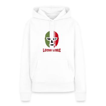 Lucha Libre Mexikanischer Wrestling Fan - Frauen Premium Bio Hoodie - Weiß - Vorne - Julia (174cm)
