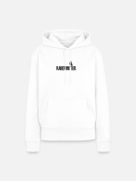 Rabenmutter Damen Frauen Familien Mutter - Frauen Premium Bio Hoodie - Weiß