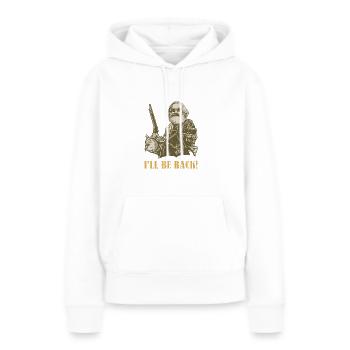 Je suis un cadeau de Karl Marx Marx Marxisme Chemnitz - Sweat à capuche Premium bio Femme - blanc - Devant - Julia (174cm)