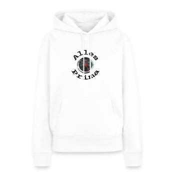 Alles Prima, Hercules Prima 5, 25 km/h, Mofa - Frauen Premium Bio Hoodie - Weiß - Vorne - Julia (174cm)