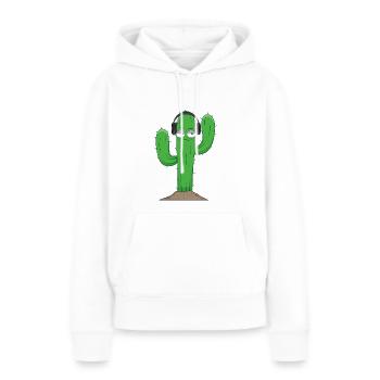 CDMO Cactus - Frauen Premium Bio Hoodie - Weiß - Vorne - Julia (174cm)