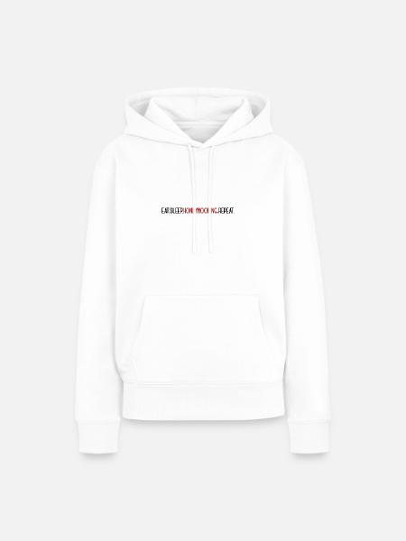 Eat Sleep Honeymooning Repeat Flitterwochen - Frauen Premium Bio Hoodie - Weiß