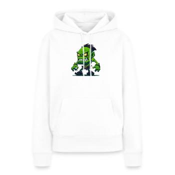 Totem des Zombies - Frauen Premium Bio Hoodie - Weiß - Vorne - Julia (174cm)