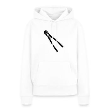 Iron shears 2 C1 - Women’s Premium Organic Hoodie - white - Front - Julia (174cm)