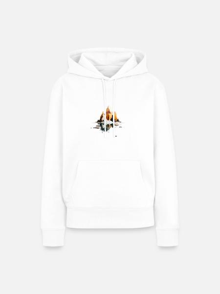 SURREAL - Frauen Premium Bio Hoodie - Weiß