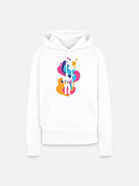 Banjo Dixie Instrument - Frauen Premium Bio Hoodie - Weiß
