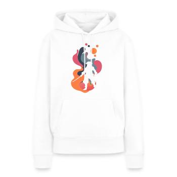 Piraten Pirat - Frauen Premium Bio Hoodie - Weiß - Vorne - Julia (174cm)