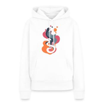 Snake Snake Bite Snake Eggs - Women’s Premium Organic Hoodie - white - Front - Julia (174cm)