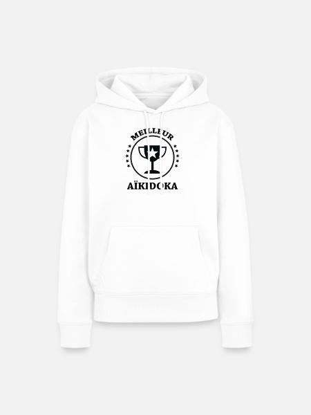 Bestes Aikido – Aikido - Frauen Premium Bio Hoodie - Weiß