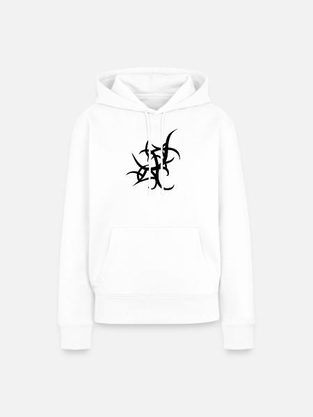 Stammes-Tattoo-Design - Frauen Premium Bio Hoodie - Weiß