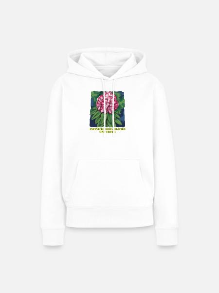 Infiniti-Chancen blühen - Frauen Premium Bio Hoodie - Weiß