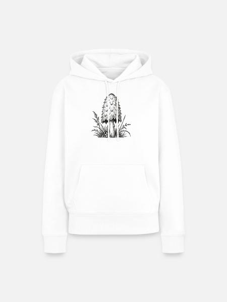 Schopftintling - Frauen Premium Bio Hoodie - Weiß