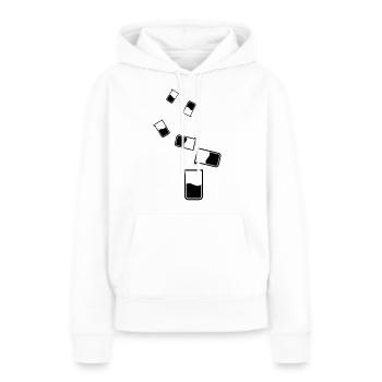 Reagenzglas chemie - Frauen Premium Bio Hoodie - Weiß - Vorne - Julia (174cm)