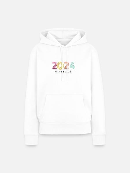 Gründe für 2024 - Frauen Premium Bio Hoodie - Weiß