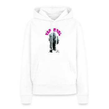 Vap Cool - Frauen Premium Bio Hoodie - Weiß - Vorne - Julia (174cm)