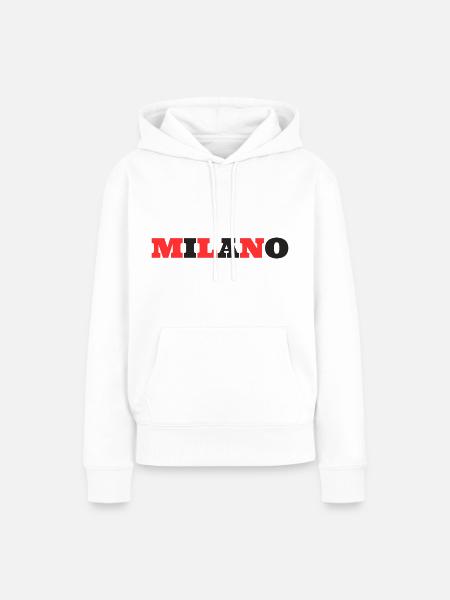 Milano Milan Mailand - Frauen Premium Bio Hoodie - Weiß