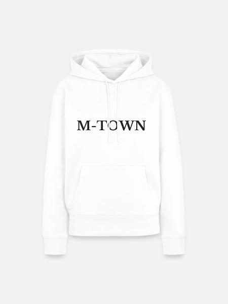 München M-Town - Frauen Premium Bio Hoodie - Weiß