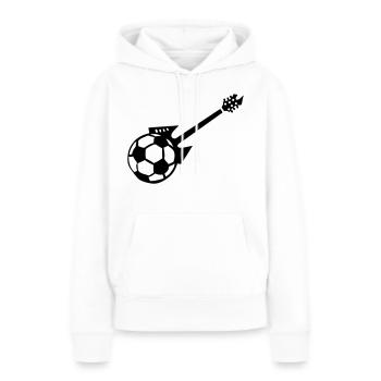 electric football guitar - Women’s Premium Organic Hoodie - white - Front - Julia (174cm)