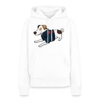 Rock Russel - Frauen Premium Bio Hoodie - Weiß - Vorne - Julia (174cm)