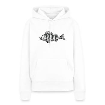 Barsch - Frauen Premium Bio Hoodie - Weiß - Vorne - Julia (174cm)