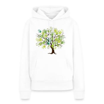 Fridays for Future Climate Change Climate Change Rainwa - Women’s Premium Organic Hoodie - white - Front - Julia (174cm)
