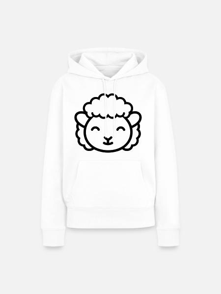 Schaf - Frauen Premium Bio Hoodie - Weiß