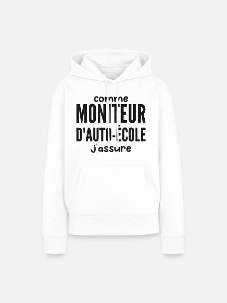 Fahrschul-Instruktor - Frauen Premium Bio Hoodie - Weiß
