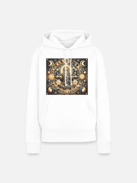 Abstammung: Schöpfer und Vorfahre in der slawischen Mythologie - Frauen Premium Bio Hoodie - Weiß