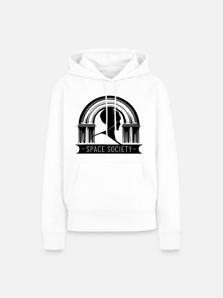 Raum - Frauen Premium Bio Hoodie - Weiß