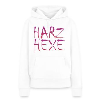 Harzhexe Hexe Fasching Fastnacht Karneval - Frauen Premium Bio Hoodie - Weiß - Vorne - Julia (174cm)