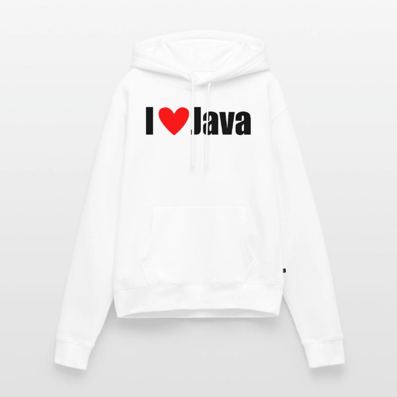 I LOVE Java Women’s Premium Organic Hoodie