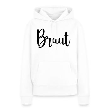 Braut - Frauen Premium Bio Hoodie - Weiß - Vorne - Julia (174cm)