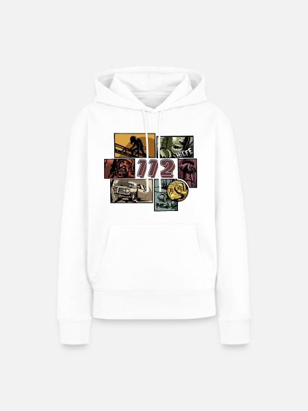 112 - Frauen Premium Bio Hoodie - Weiß