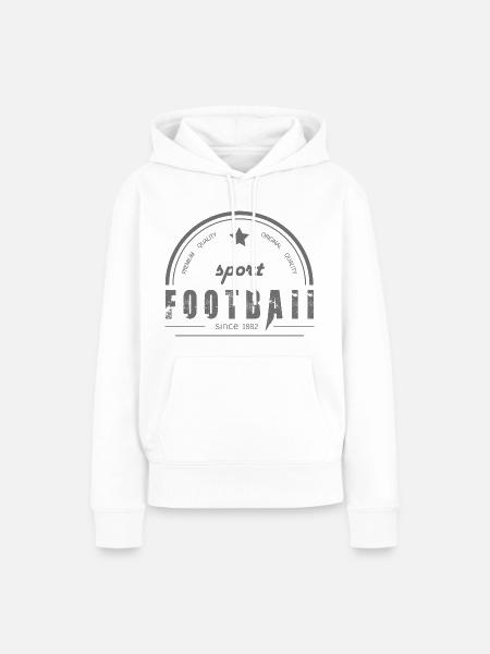Ballsport - Frauen Premium Bio Hoodie - Weiß