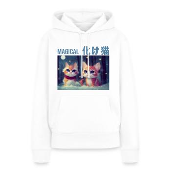 Magical ginger cats - Women’s Premium Organic Hoodie - white - Front - Julia (174cm)